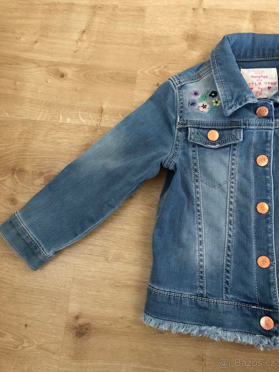 Dívčí džínová bunda vel. 86/92 F&F. - 2