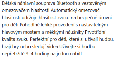 Bluetooth sluchátka ACT-BHP-JR - 2