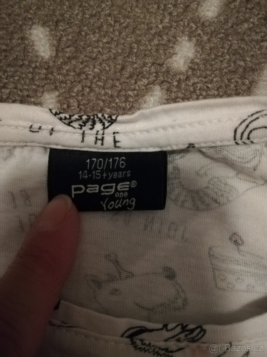 Tričko s flitry 170/176 - 2