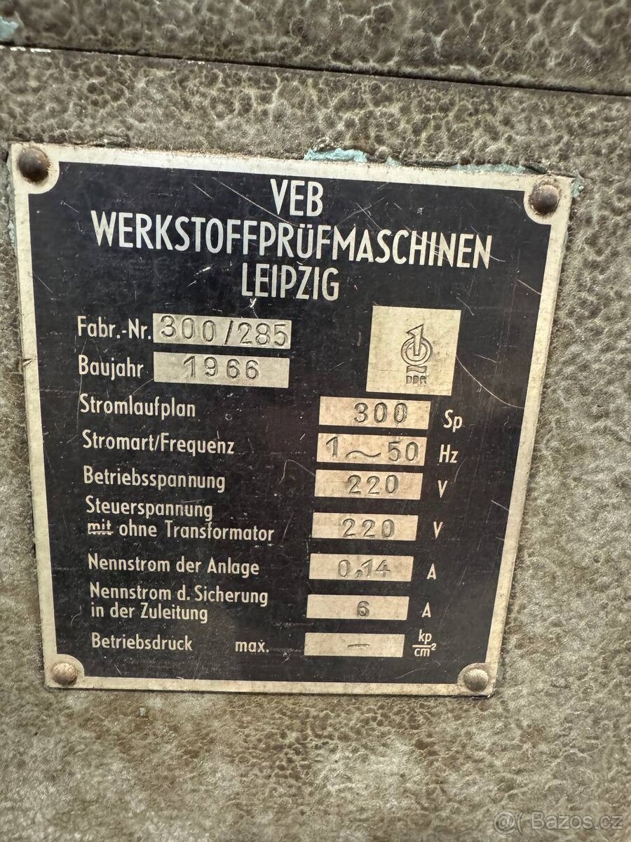 Tvrdoměr - VEB WPM Leipzig - 2