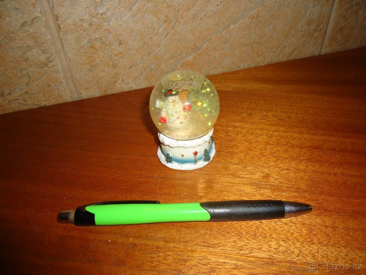 Těžítko / sněžítko se sněhulákem - 2