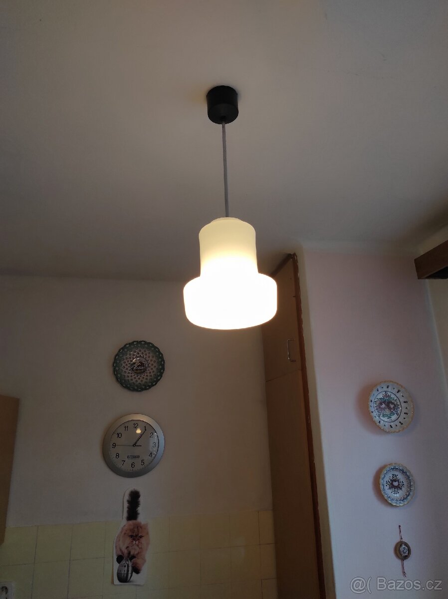 Lustr skleněný retro - 2