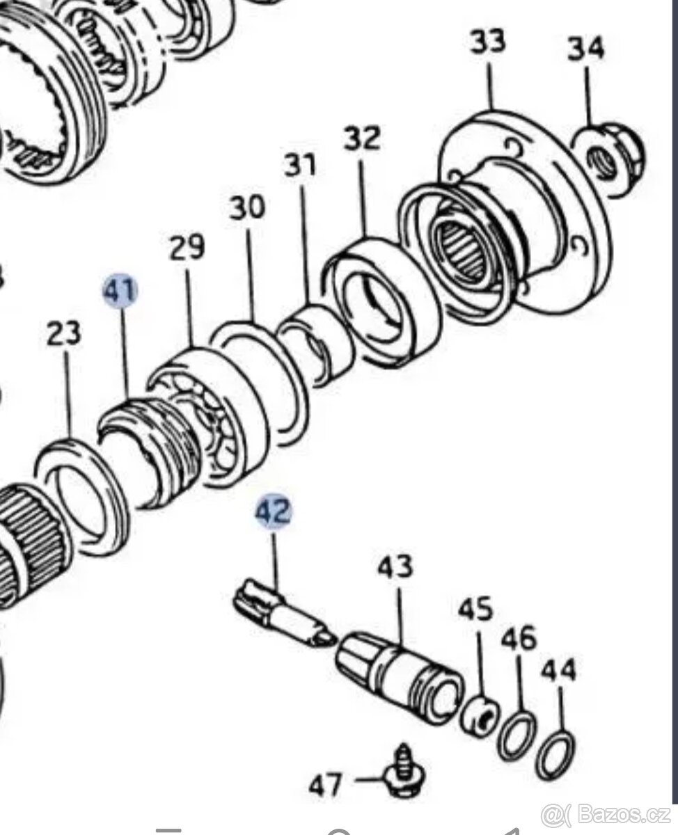 Ložiska Suzuki Samurai. - 2