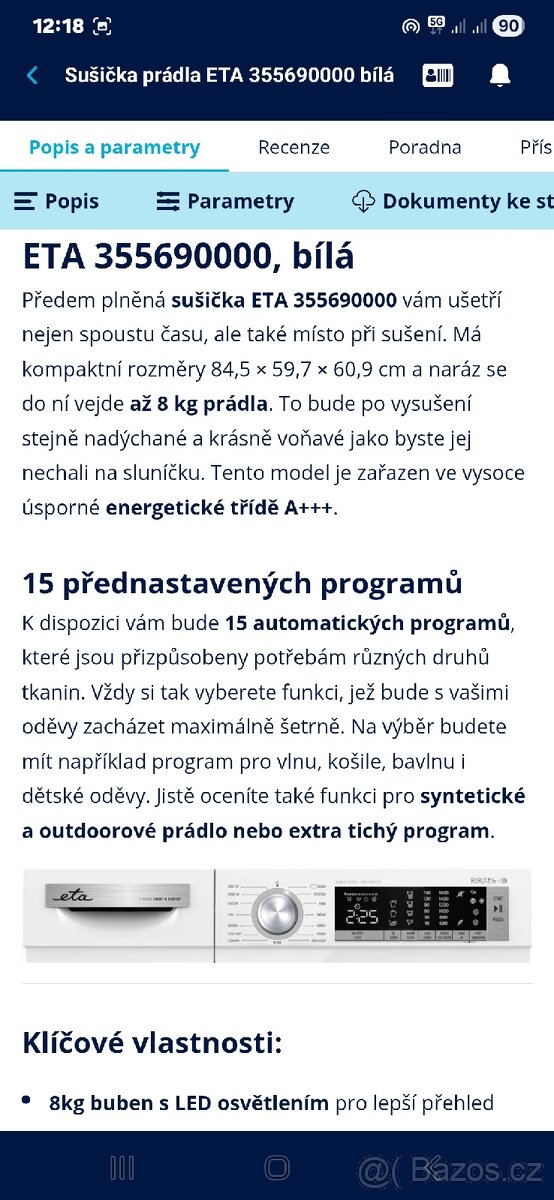 Sušička Eta - 2