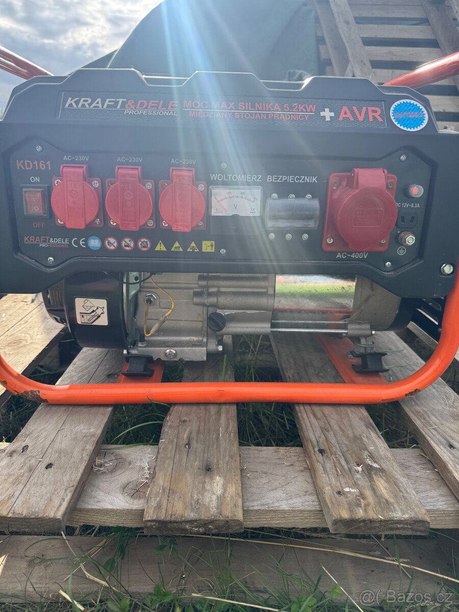 Elektrocentrála 3500 W 12/230/380 V KD161 - 2