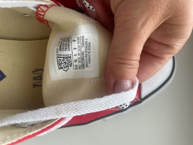 Červené Converse All Star, vel. 39 - 2