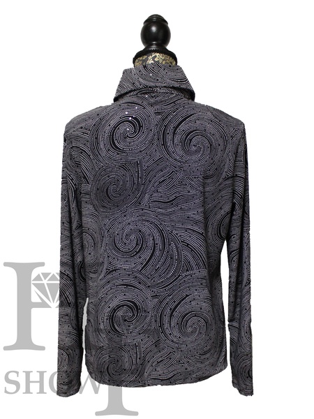 Westernová show halenka S černé kruhy - 2