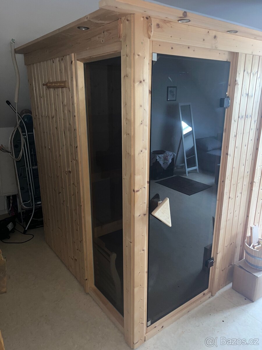 Finská sauna Karibu+kamba BioMat 9 kw - 2