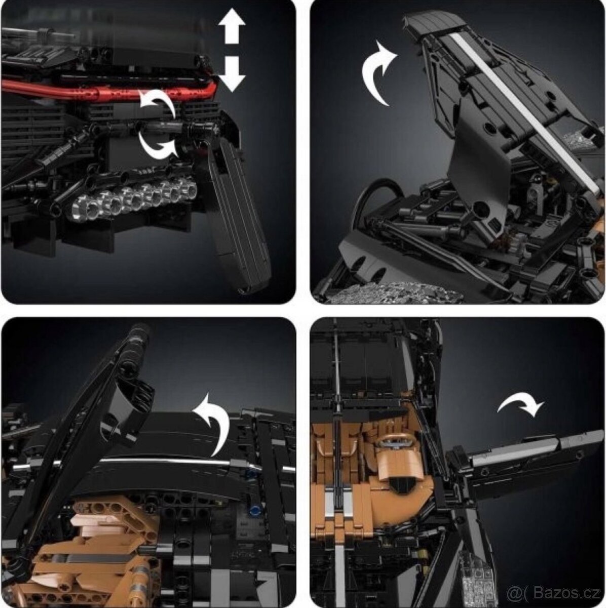 Mold King RC Bugatti La Voiture 4800kusu stavebnice - 2