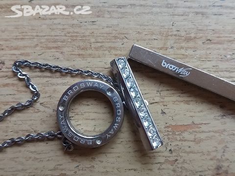 BROSWAY sada přívěsek, řetízek, naušnice - 2