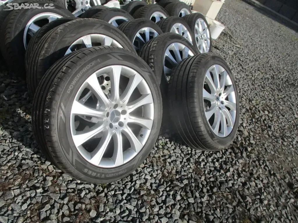 MERCEDES ALU KOLA 8,5X20 ET43 s pneu 265/45 zr20 - 2