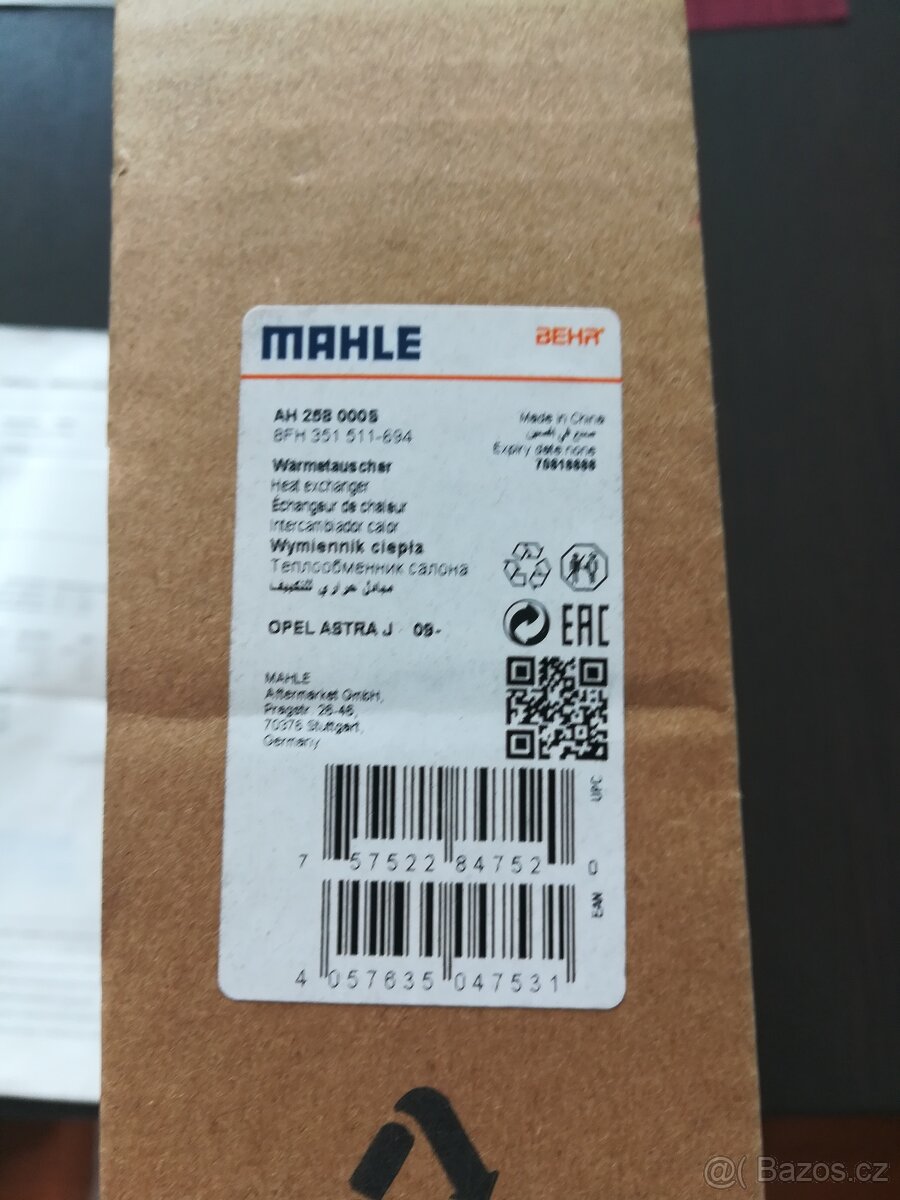 Výměník tepla vnitřní - 2