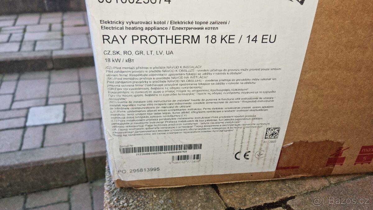 Prodám nový kotel RAY Protherm 18KE/14 EU - 2