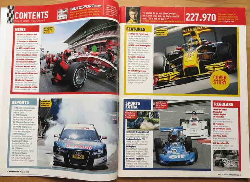 Anglický AUTOSPORT MAY 2010 - 2