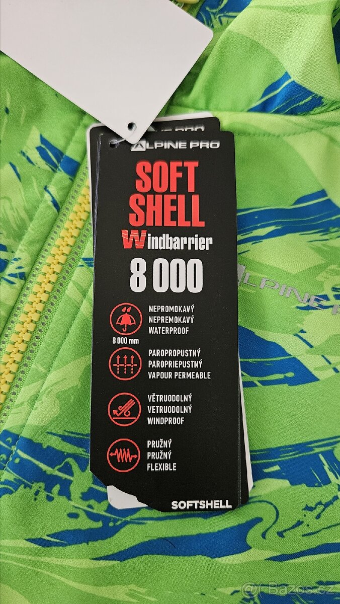 Softshellova bunda Alpine pro 116/122 - 2