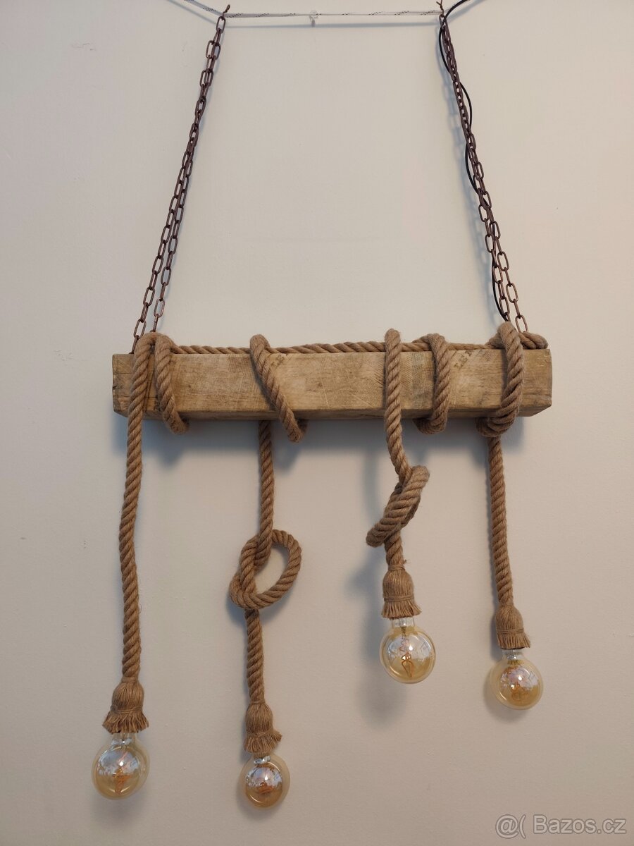 Stropní svítidlo + 4 led žárovky - 2