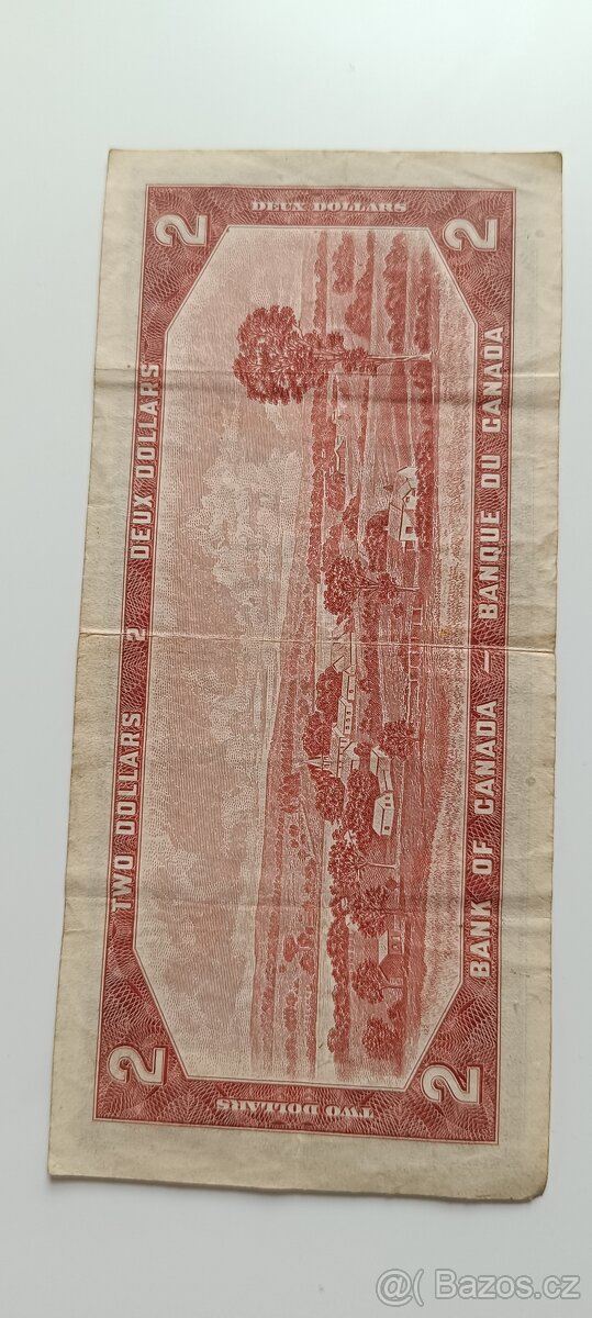 2 dolarů kanadské 1954 rok ottawa - 2