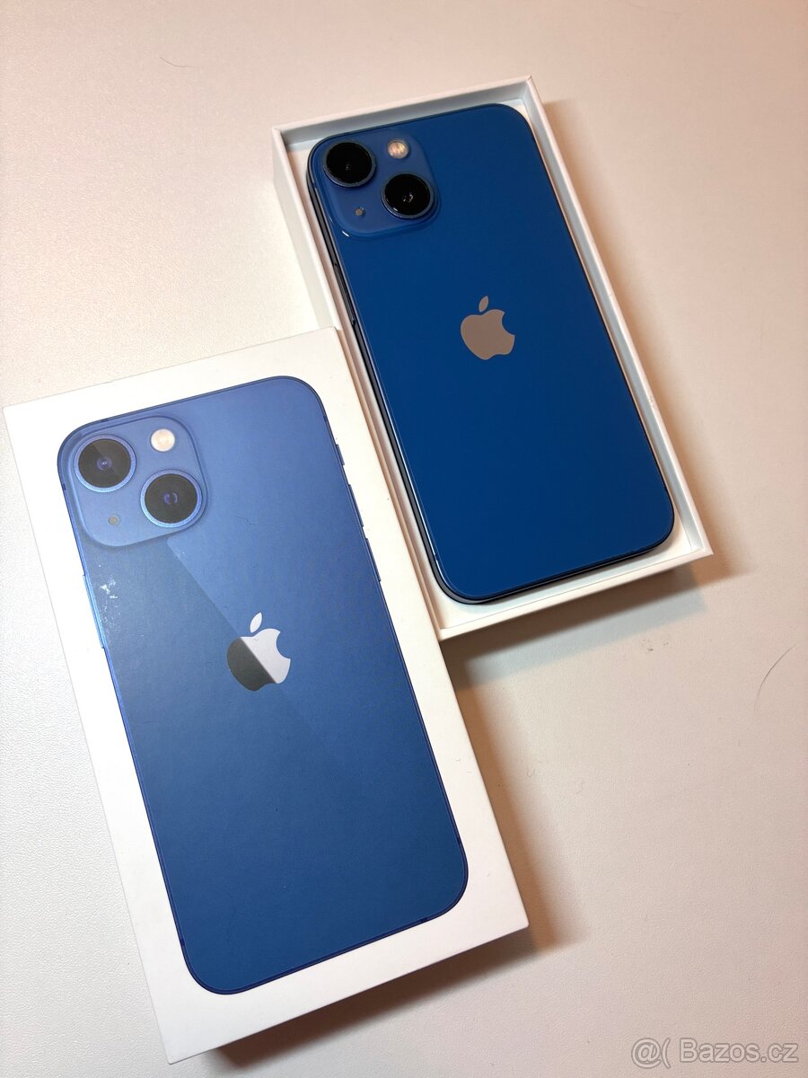 iPhone 13 mini 128gb modrý, 85% baterie - 2