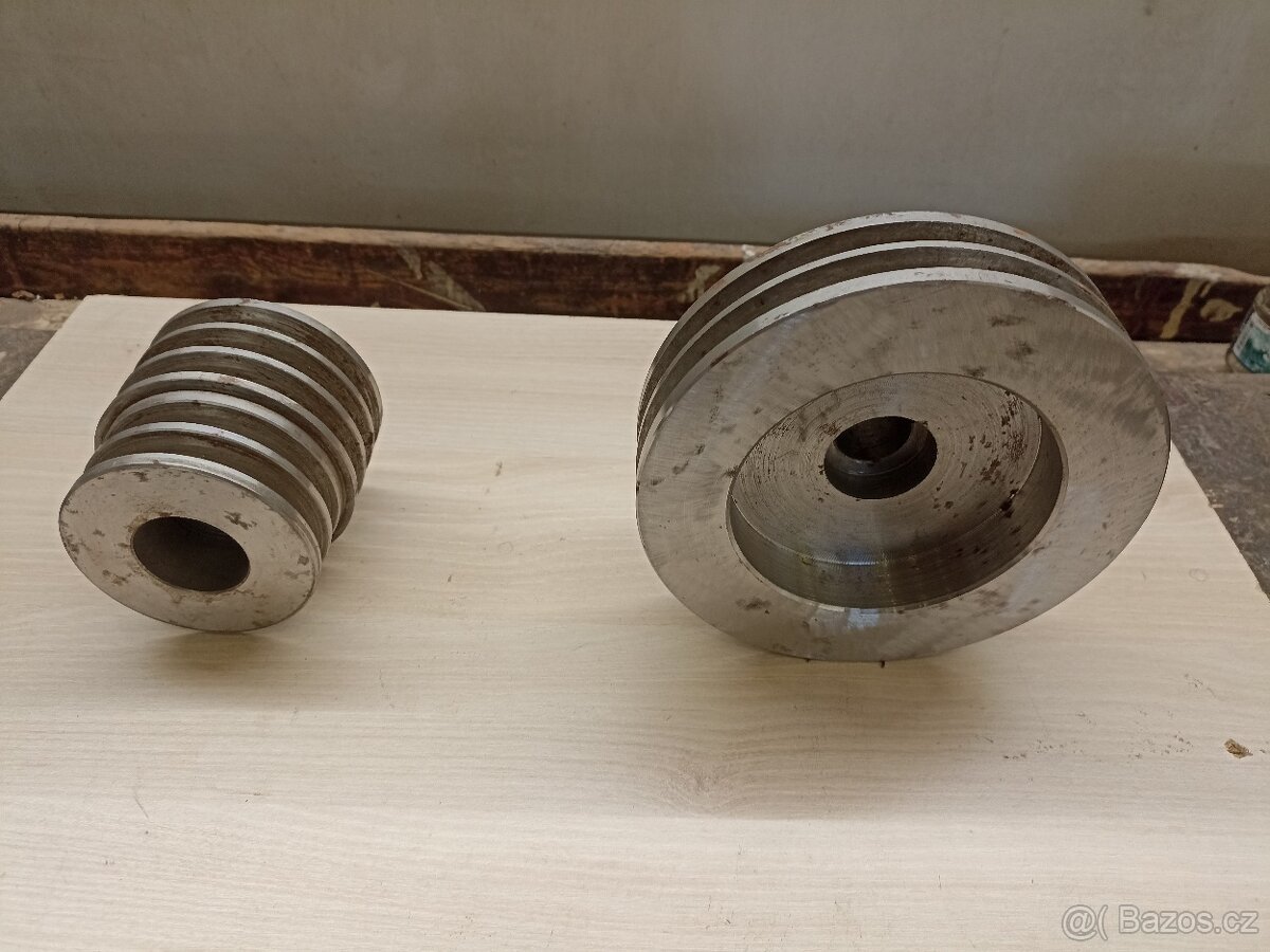 Řemenice klínová dvourychlostní, pár - 2