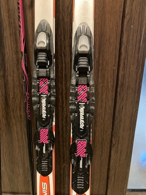 Dětské běžky 158 cm + hůlky - 2