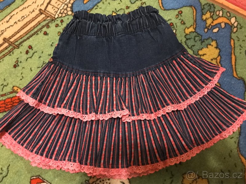 RIFLOVÁ SUKNĚ vel: 116 - 2