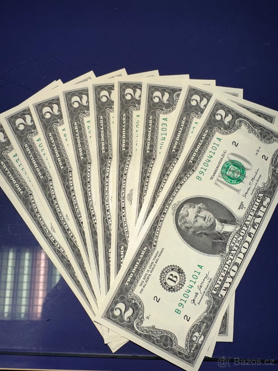 2 dollars 2017 years - 2