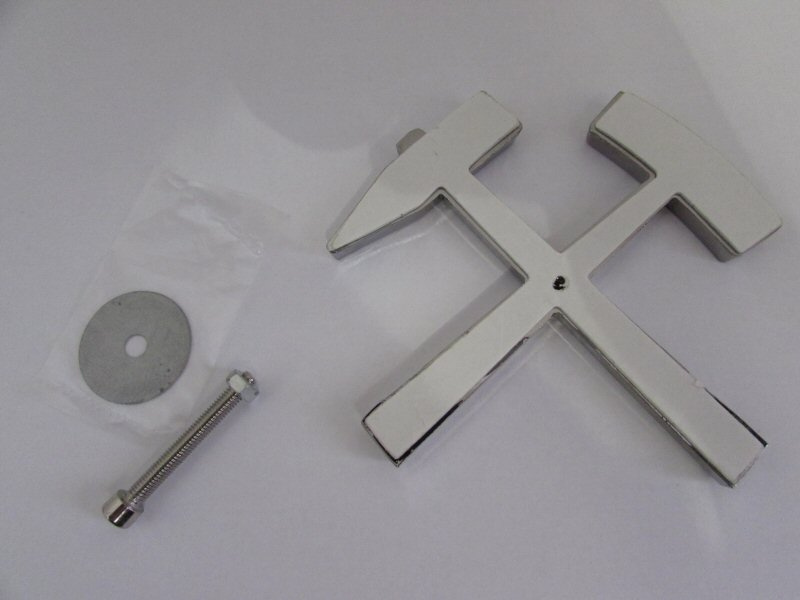 Znak hornické kladívka na auto zadní nebo přední aj. - nové - 2