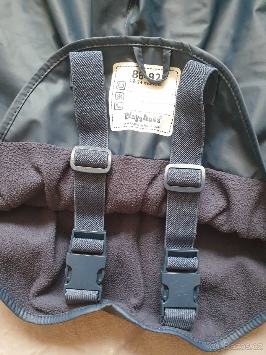 Dětské nepromokavé kalhoty s fleecovou podšívkou 86/92 - 2