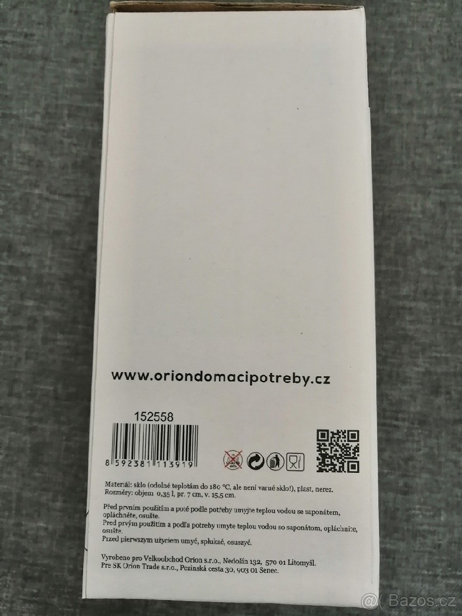 Konvice / kafetiér zn. orion 0,35 l - NOVÁ - 2