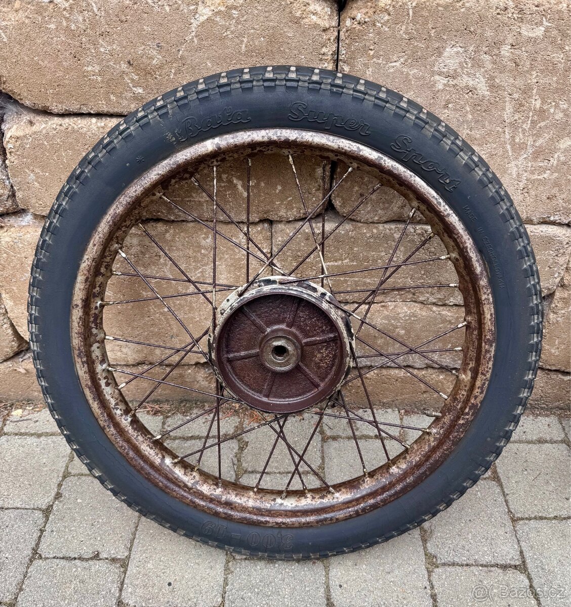 ČZ 175 250 předválečná - přední kolo - 2