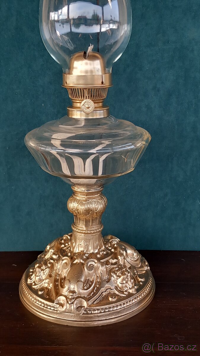 Starožitná petrolejová lampa - 2