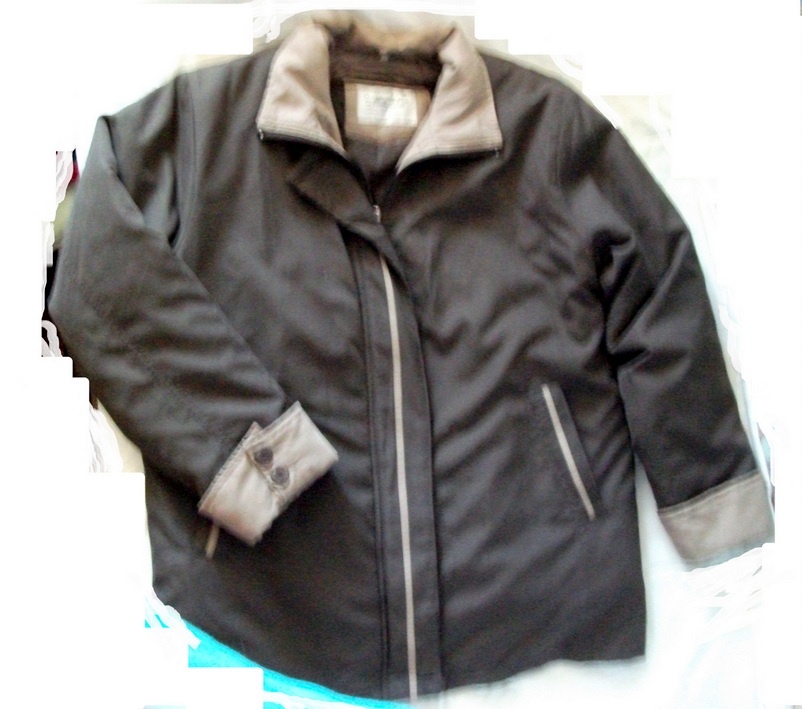 Zimní dámská BUNDA, odepínací podšívka, XL-XXL - 2