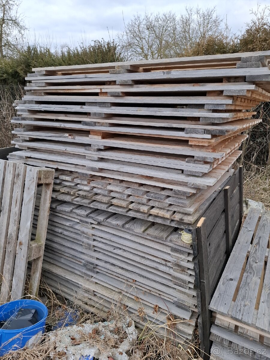 Dřevěný plot plotové dílce natrene - 2