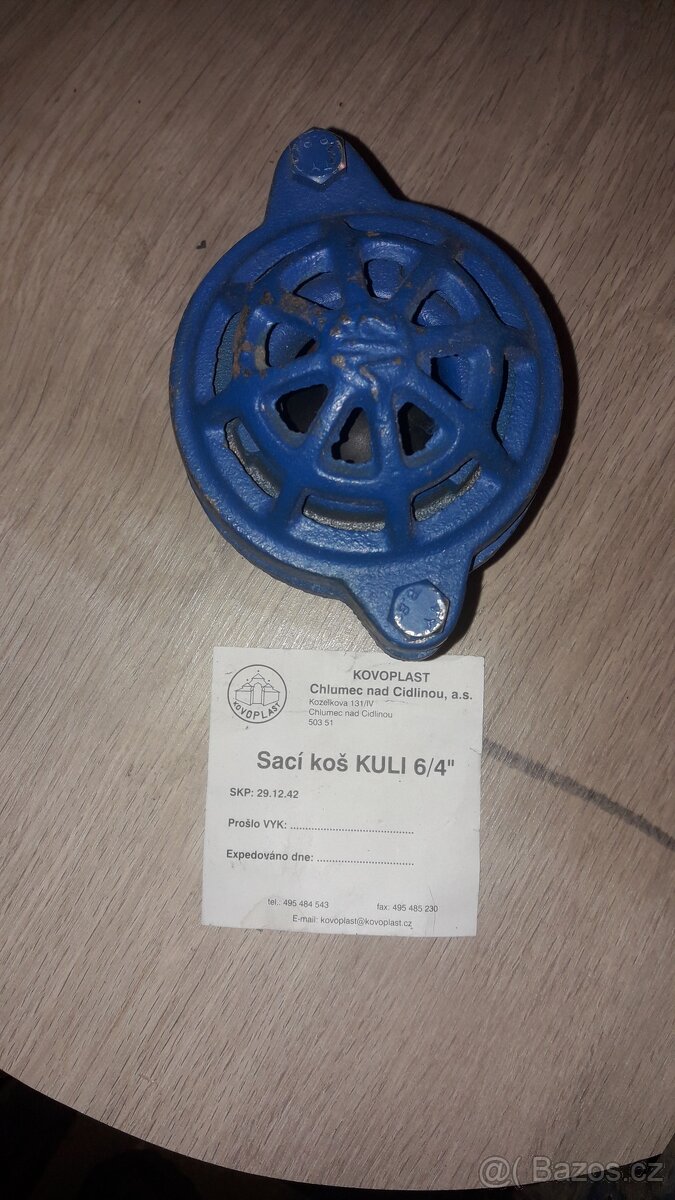 Nové sací koše 6/4 litina - 2