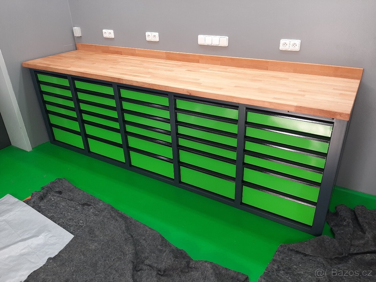 Dílenský ponk stůl do dílny 300cm - 2