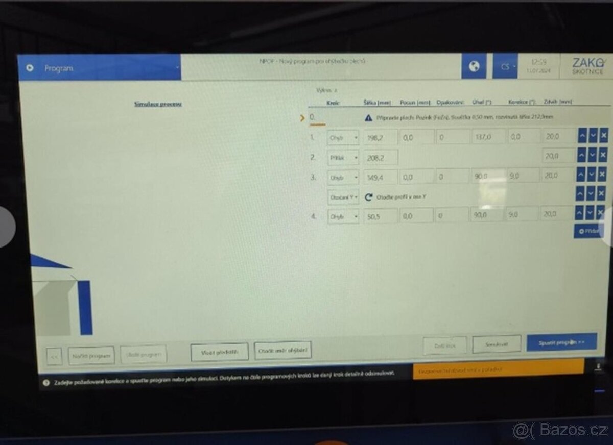 Ohýbačka plechů ZAKO OHP 6 (7965) - 2