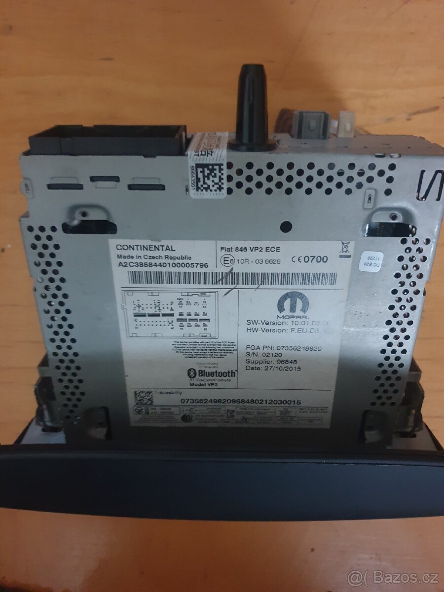 Originál autorádio Fiat - 2