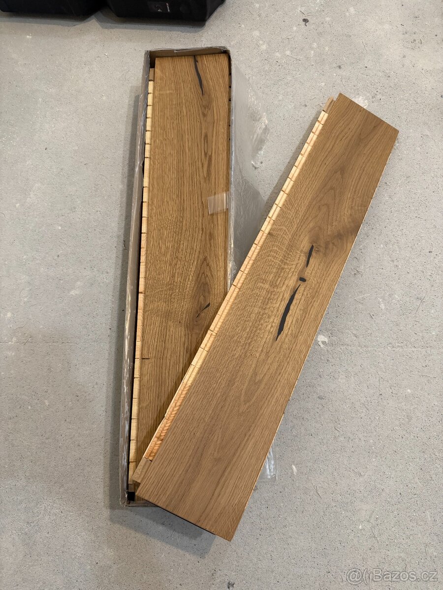 Dřevěná podlaha - 3V lamela - dub - 2