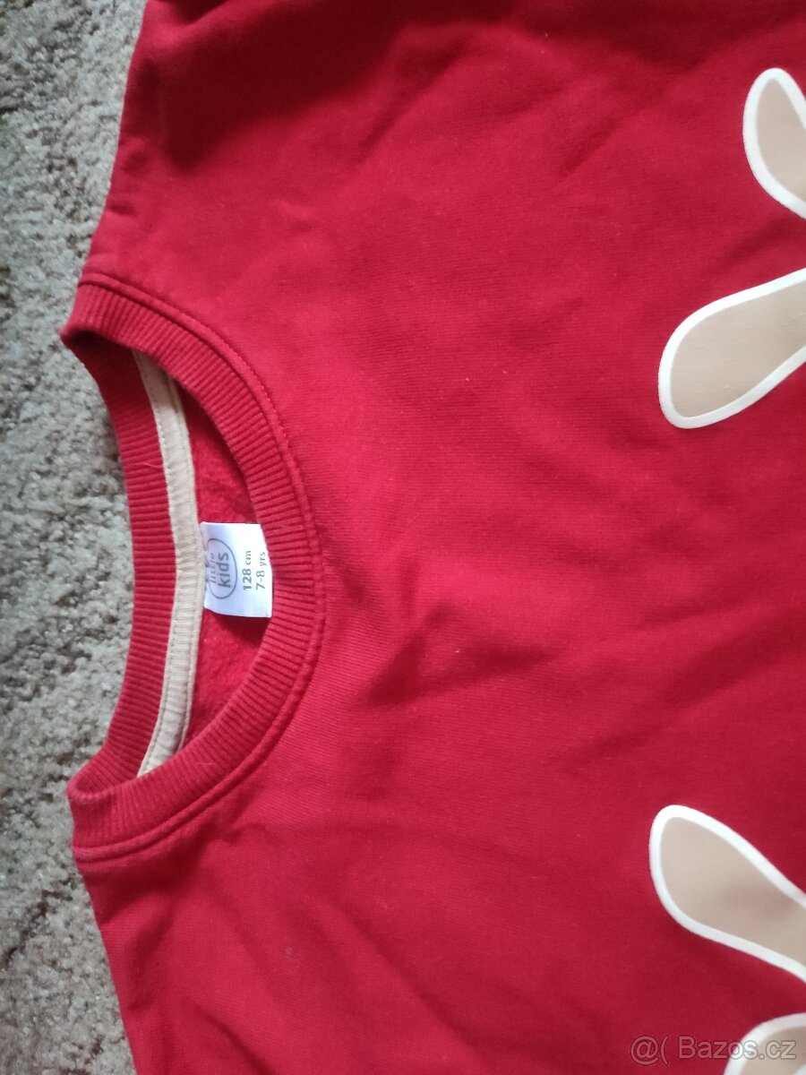 Vánoční mikina vel. 128 - 2