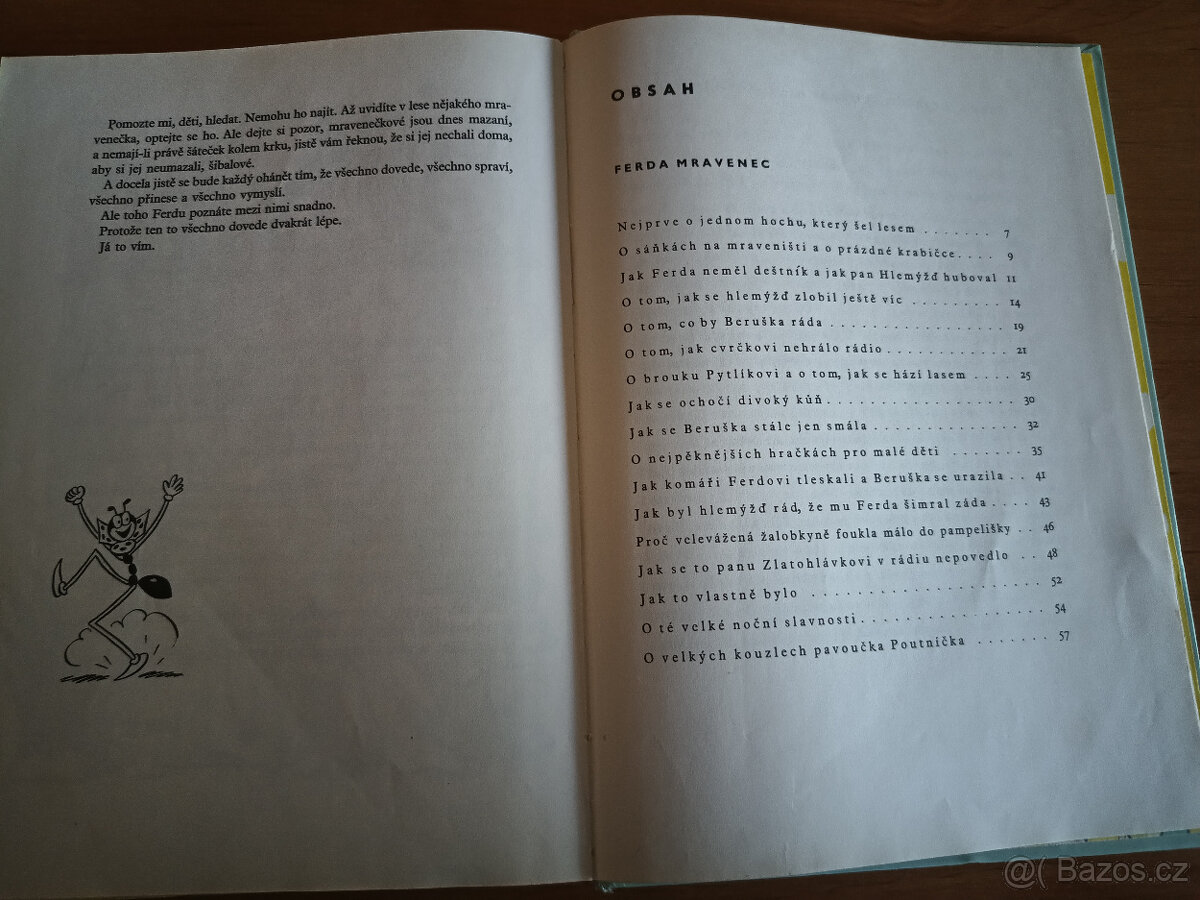 Knížka Ferdy Mravence - O.Sekora - 2