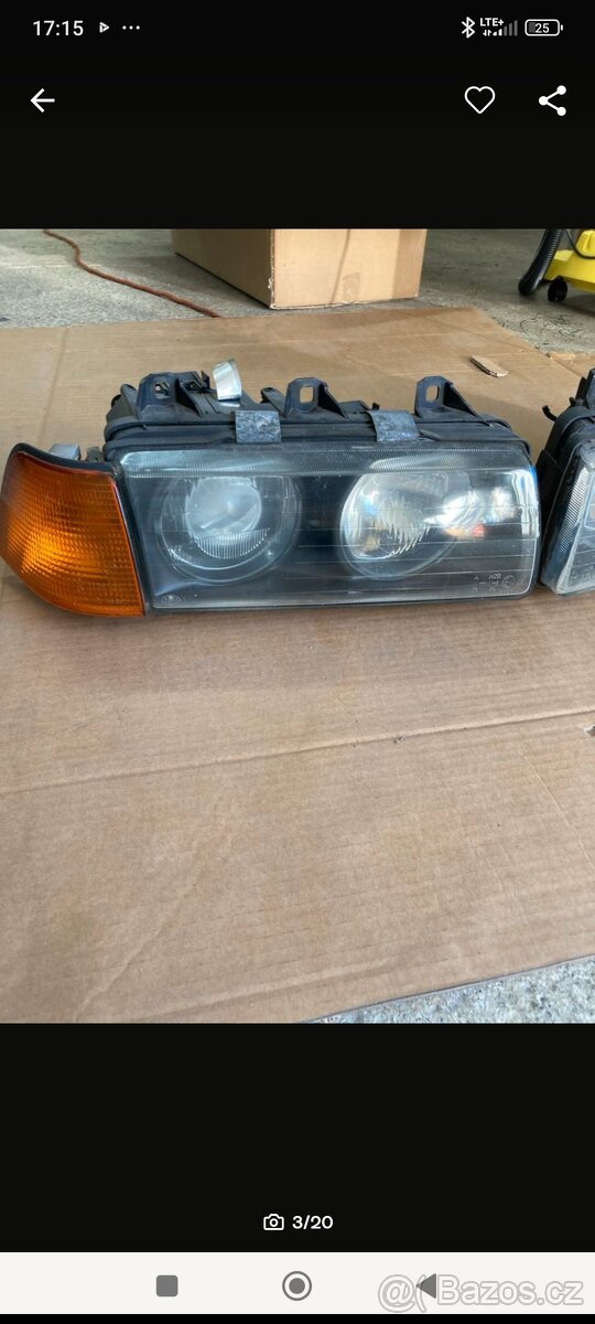 Přední světlomety BMW E36 zkw - 2