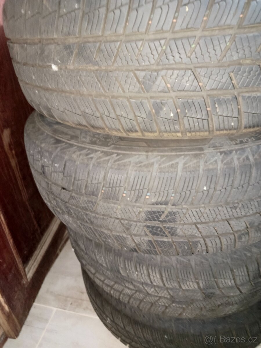 Zimní pneumatiky Barum polaris 5, sundáne ze subaru Forester - 2