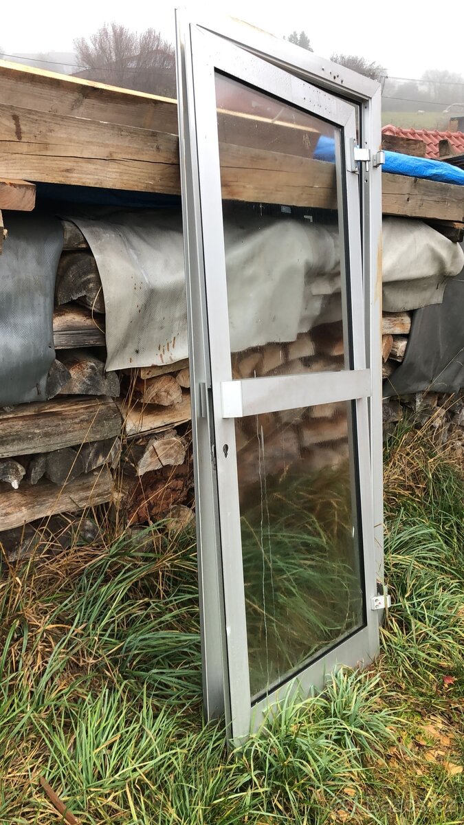 Dveře prosklené - ocelové - 2