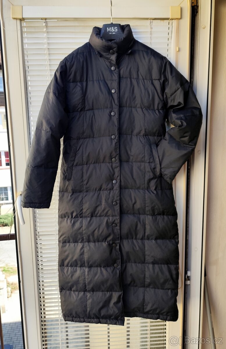 Dámský dlouhý péřový kabát - 2