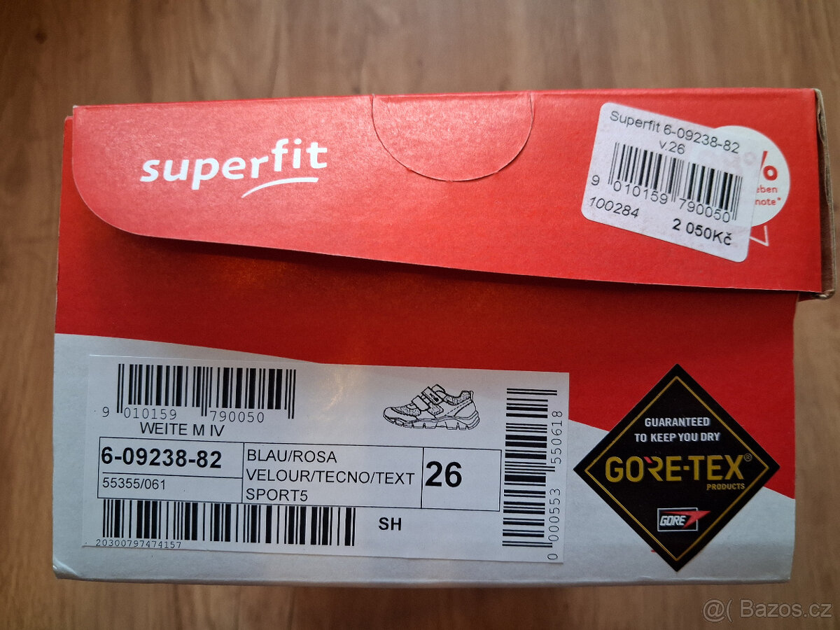 Dětské celoroční boty Superfit, vel. 26, GoreTex - 2