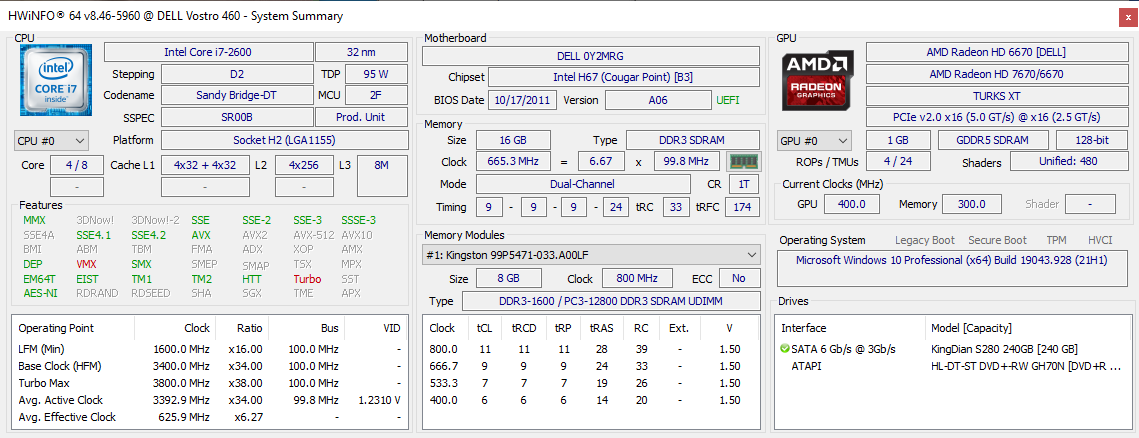 Dell Vostro 460 Workstation - 2