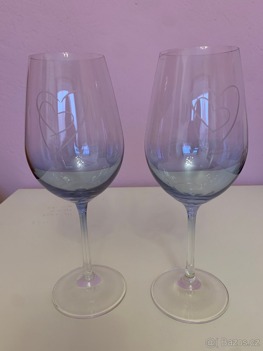 Set sklenic Srdce - 2