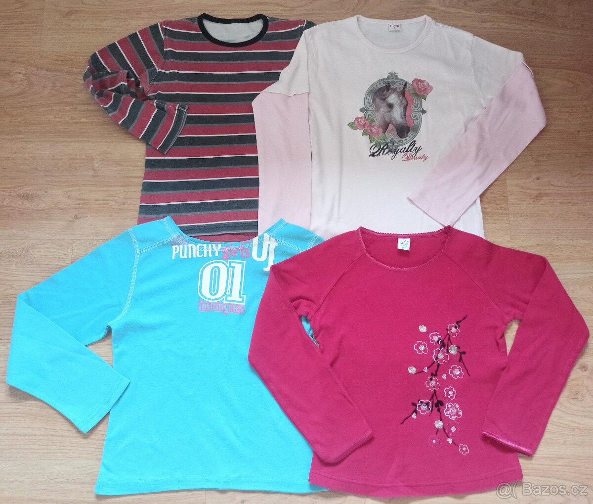 Trika dlouhý rukáv dívčí od vel.116-152 - 2