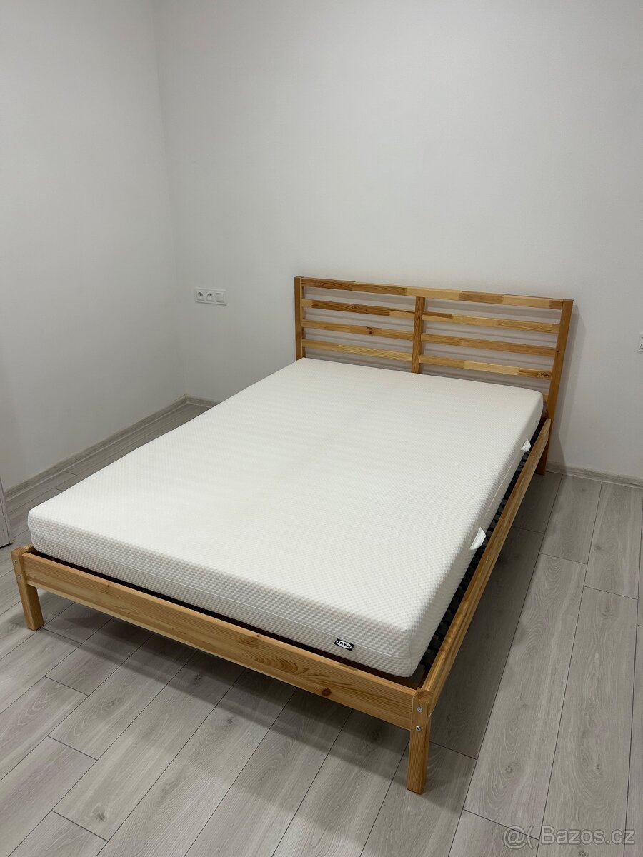 Postel + matrace z IKEA - 2
