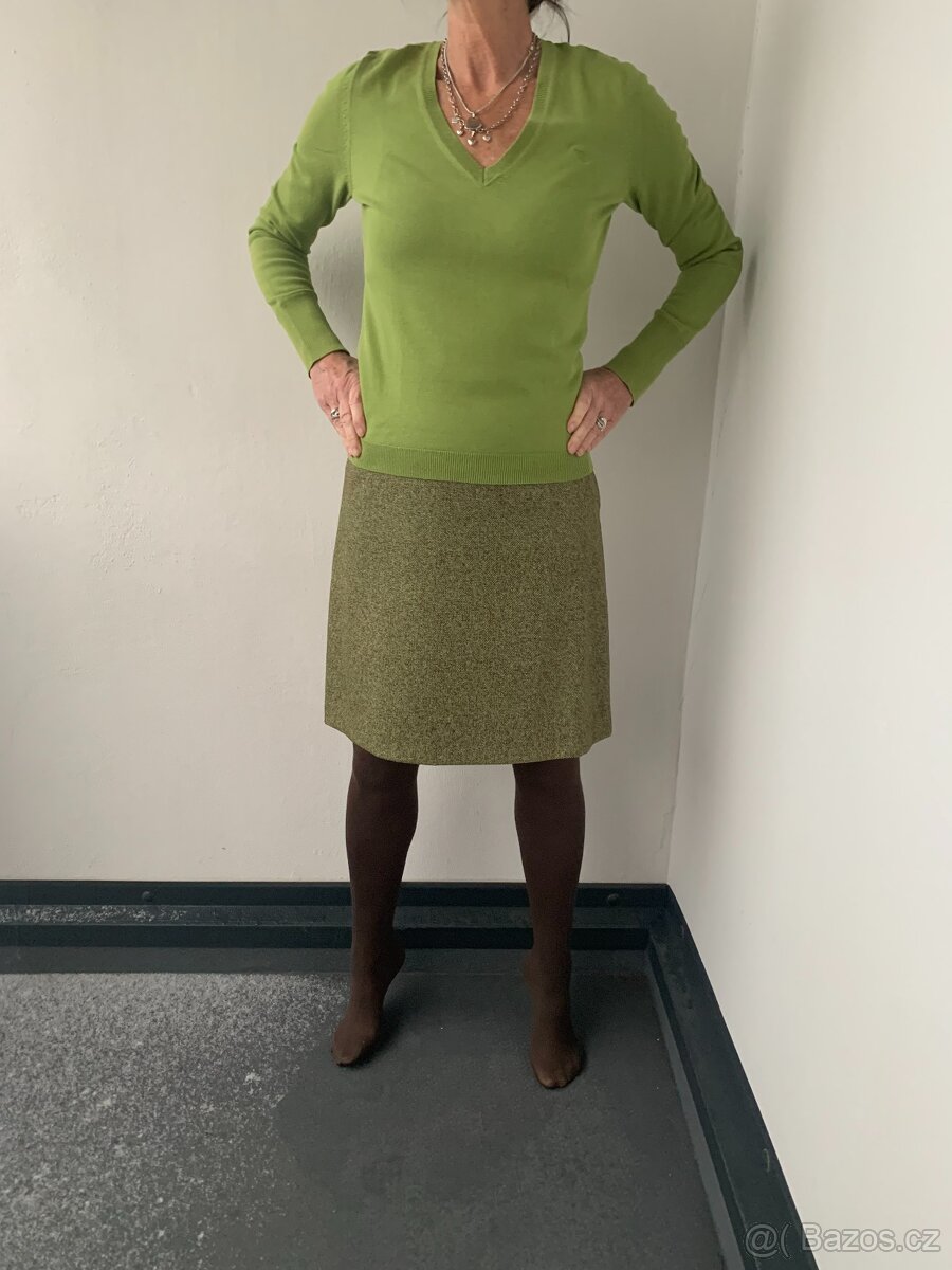 set sukně + svetřík - vel. S - 2